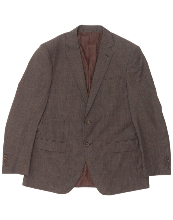 Marks & Spencer Chaqueta tipo blazer autógrafo para hombre UK 42 Large Grey Check