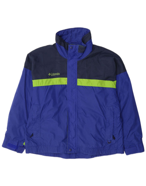 Columbia Chaqueta impermeable Bugaboo para hombre Reino Unido 40 Grande Azul Colorblock