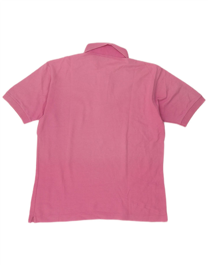 Polo Ellesse Hombre Grande Rosa Algodón