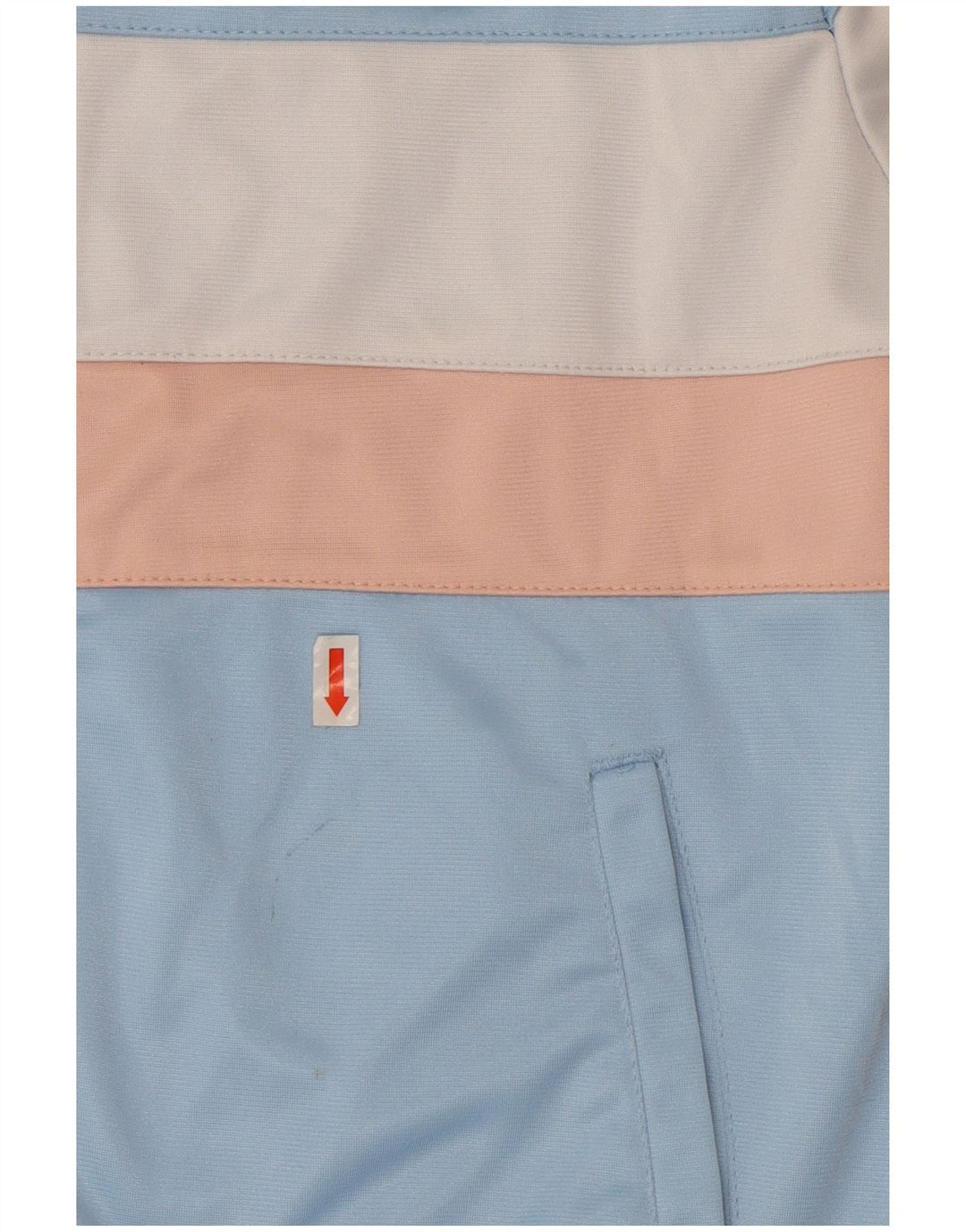 ELLESSE Chaqueta de chándal para mujer UK 10 Small Blue Colourblock Poliéster