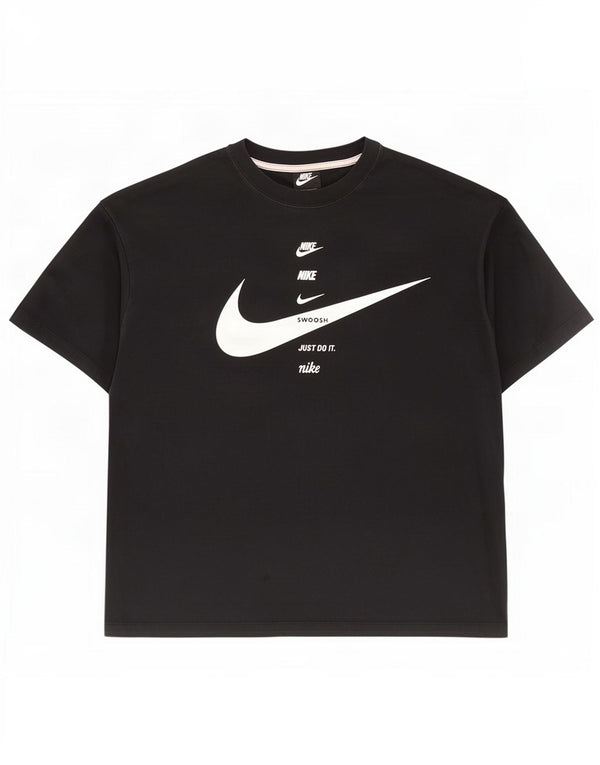 Nike Camiseta gráfica para hombre Top XL Algodón negro