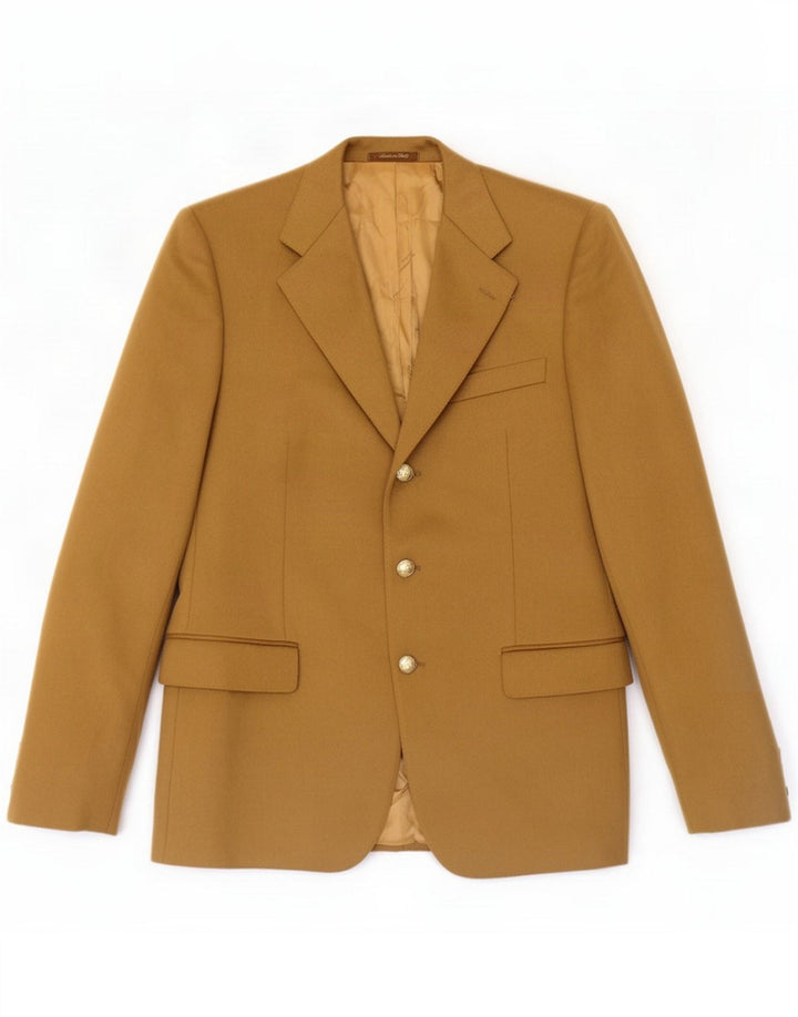 Pierre Cardin Chaqueta tipo blazer de 3 botones para hombre IT 50 Large Lana beige