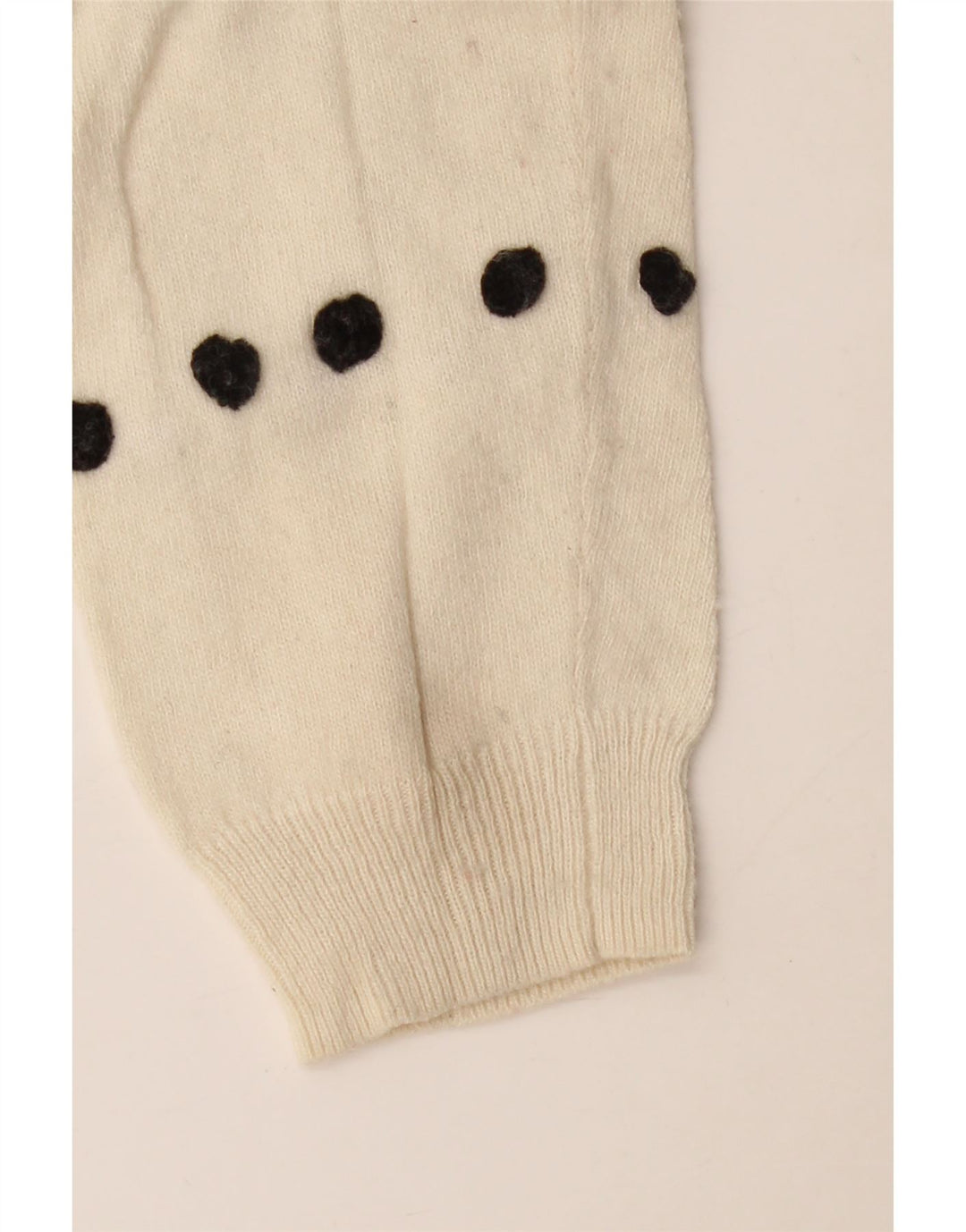 J. Crew Suéter tipo jersey con cuello barco para mujer UK 10 Small Off White Viscosa