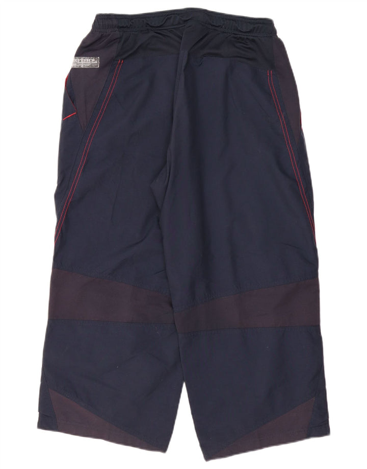 NIKE Hombre Capri Pantalones De Chándal Medium Azul Marino Colorblock Nylon