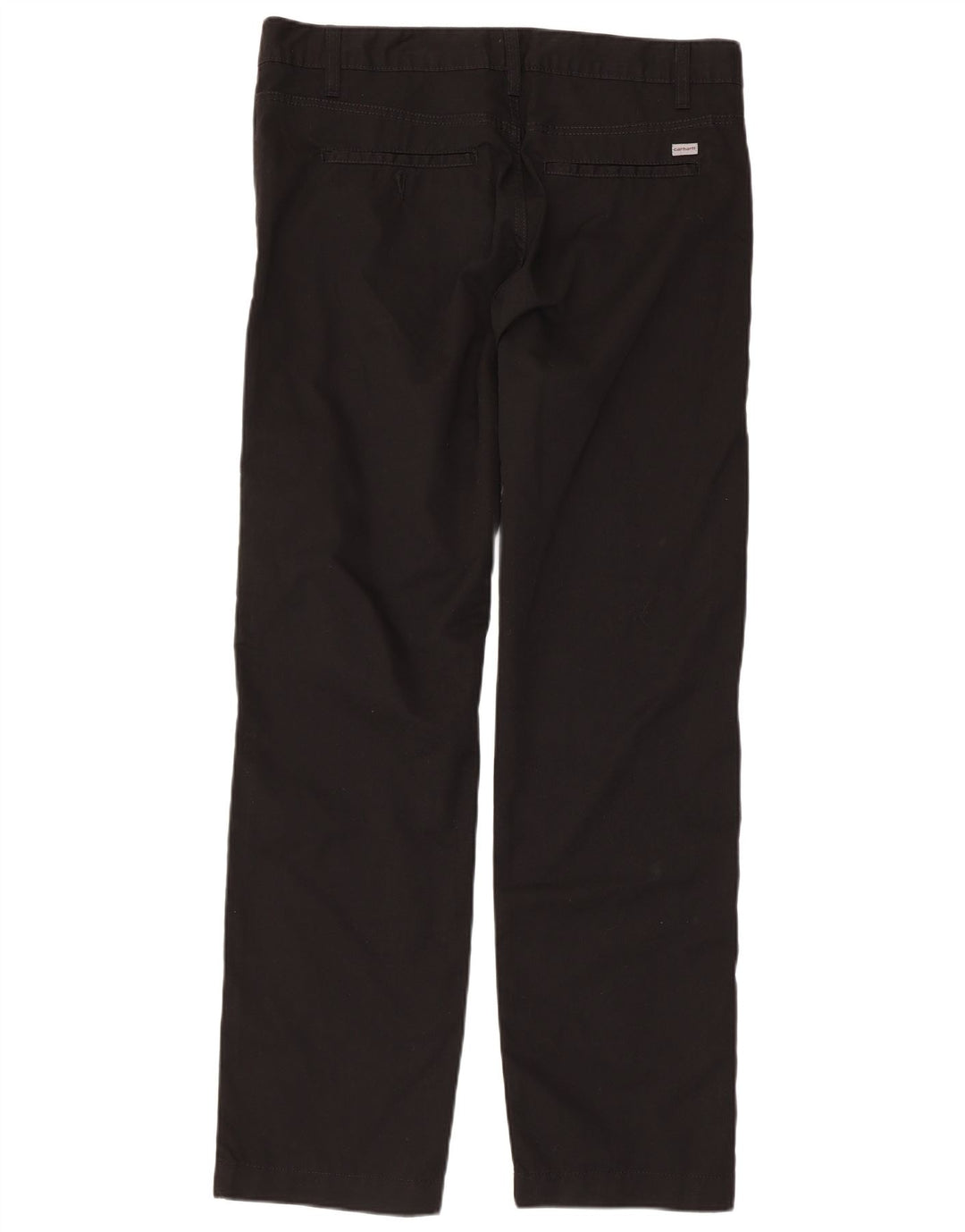 CARHARTT Pantalón chino recto para hombre W34 L32 Algodón negro