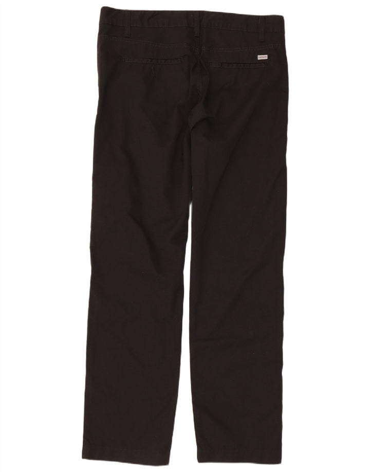 CARHARTT Pantalón chino recto para hombre W34 L32 Algodón negro