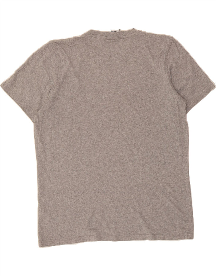 ADIDAS Mens Graphic T-Shirt Top Medium Grey Cotton Vintage Adidas and Second-Hand Adidas from Messina Hembry 