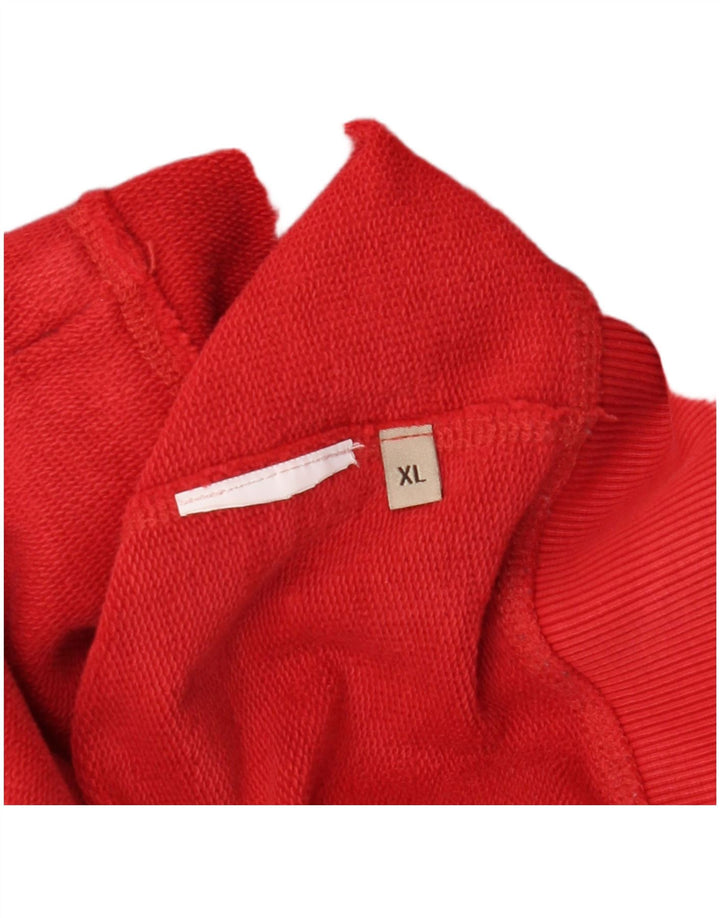 Napapijri Hombre Gráfico Chándal Top Chaqueta XL Rojo