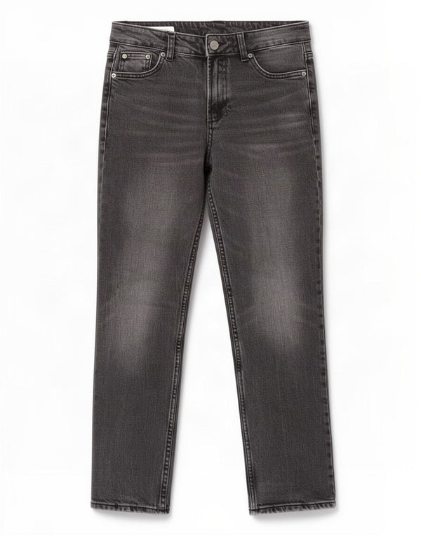 Zara Vaqueros Rectos Mujer EU 34 2XS W24 L28 Gris