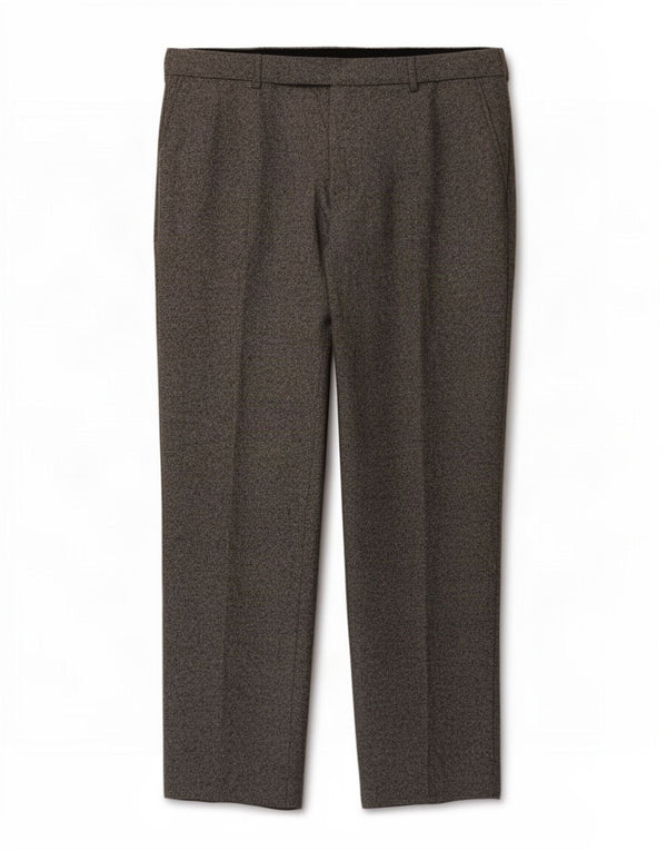 Marks & Spencer Pantalones de traje rectos a medida para hombre W36 L29 gris moteado