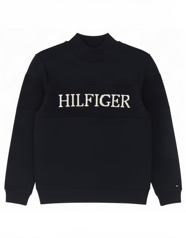 Tommy Hilfiger Sudadera con gráfico para Hombre Jumper Small Azul Marino