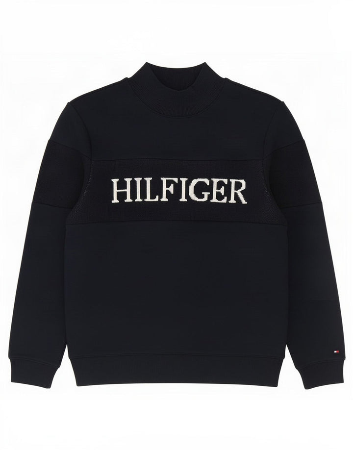 Tommy Hilfiger Sudadera con gráfico para Hombre Jumper Small Azul Marino