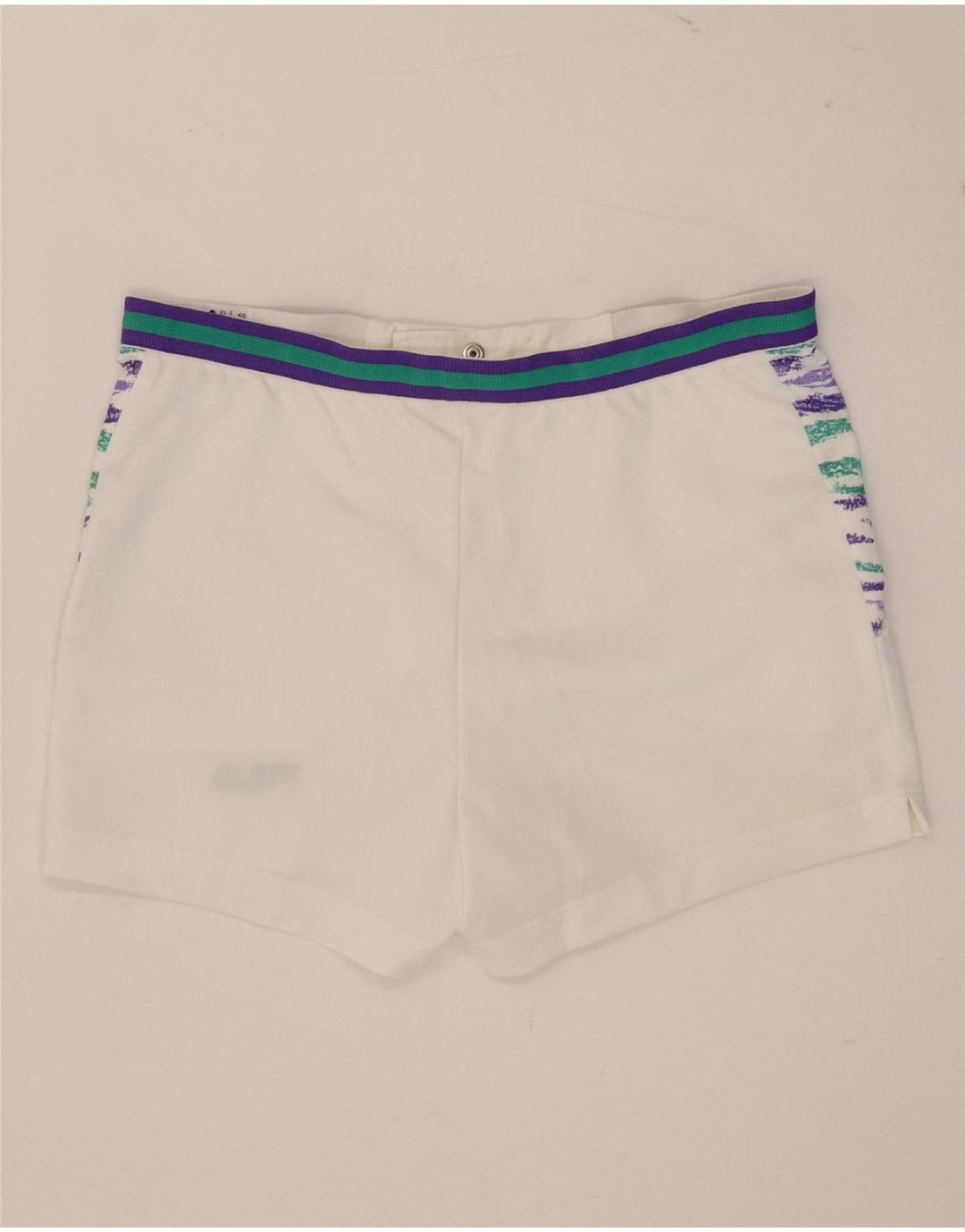 Fila Shorts casuales para hombre IT 48 Medium W32 Poliéster a rayas blancas