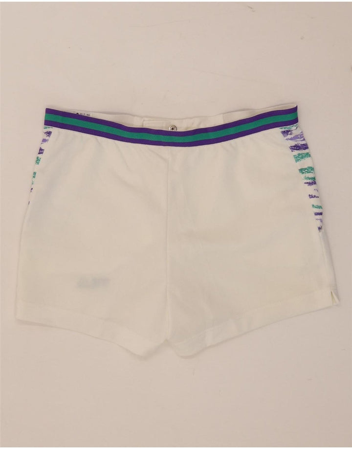 Fila Shorts casuales para hombre IT 48 Medium W32 Poliéster a rayas blancas