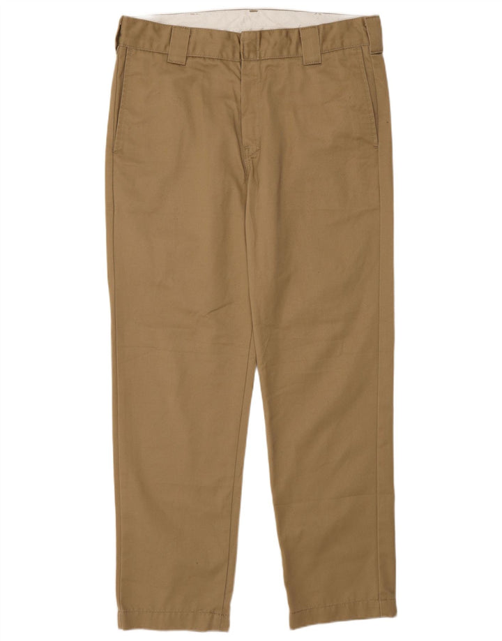 Carhartt Mens Slim Chino Pantalones W32 L30 Poliéster Beige