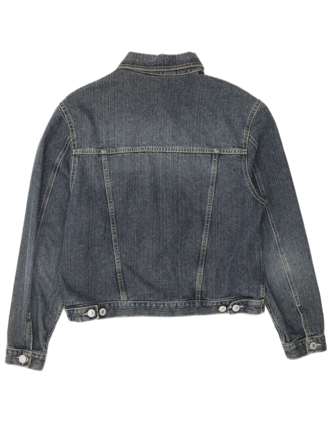 BENETTON Chaqueta Vaquera Mujer ES 40 XL Algodón Azul