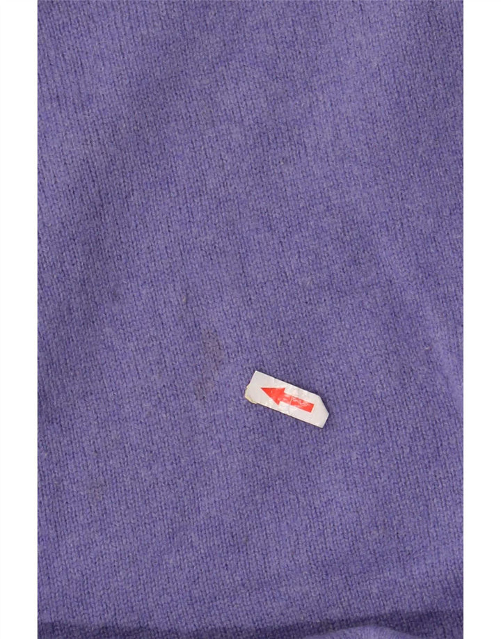 Marlboro Classics - Jersey con cuello barco para hombre, talla grande, color morado