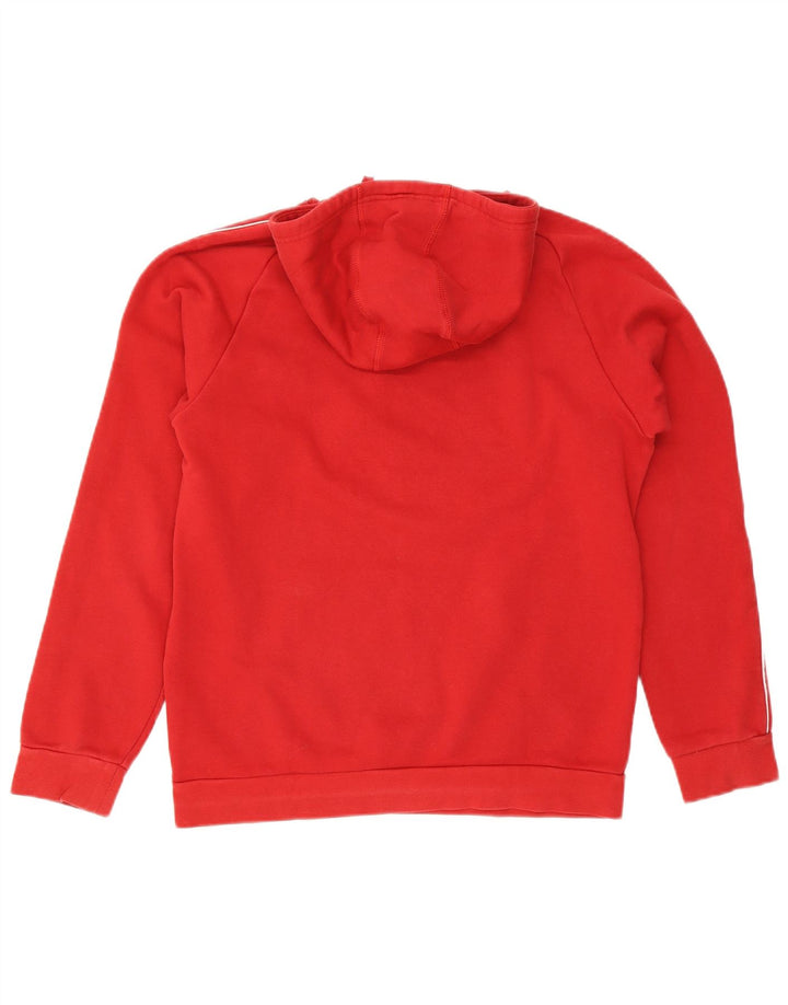 Adidas Hombre Sudadera Con Capucha Jumper Medium Rojo Algodón