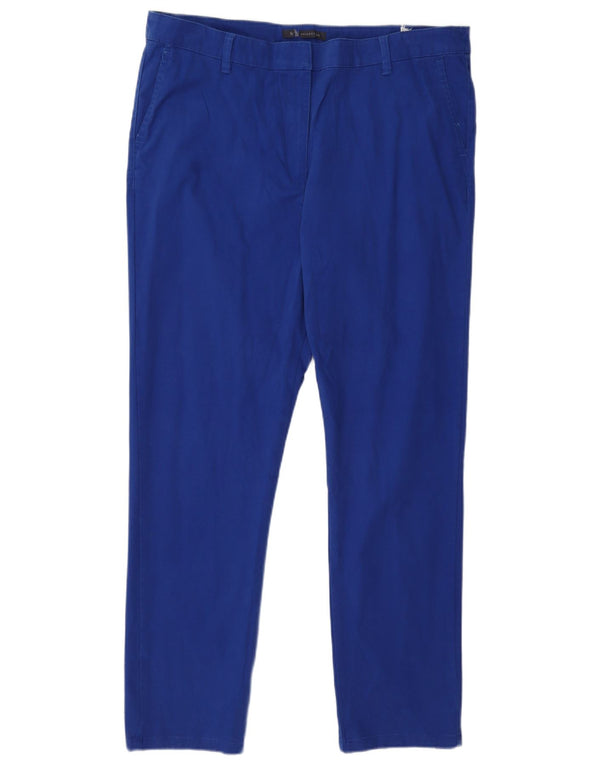 Pantalones chinos rectos Marks & Spencer para mujer UK 16 Large W34 L28 Blue