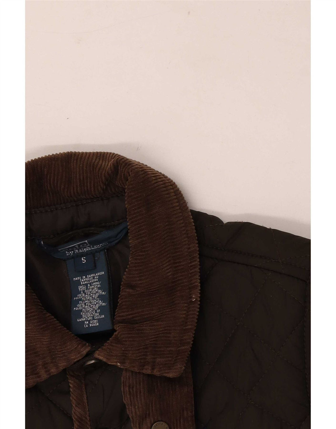 Polo Ralph Lauren Chaqueta acolchada para niño 4-5 años Caqui Poliéster