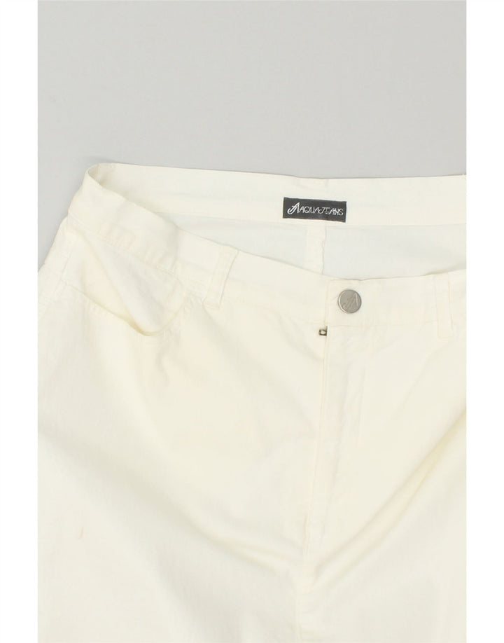 AQUA Womens Denim Skirt W30 Medium White | Vintage Aqua | Thrift | Second-Hand Aqua | Used Clothing | Messina Hembry 