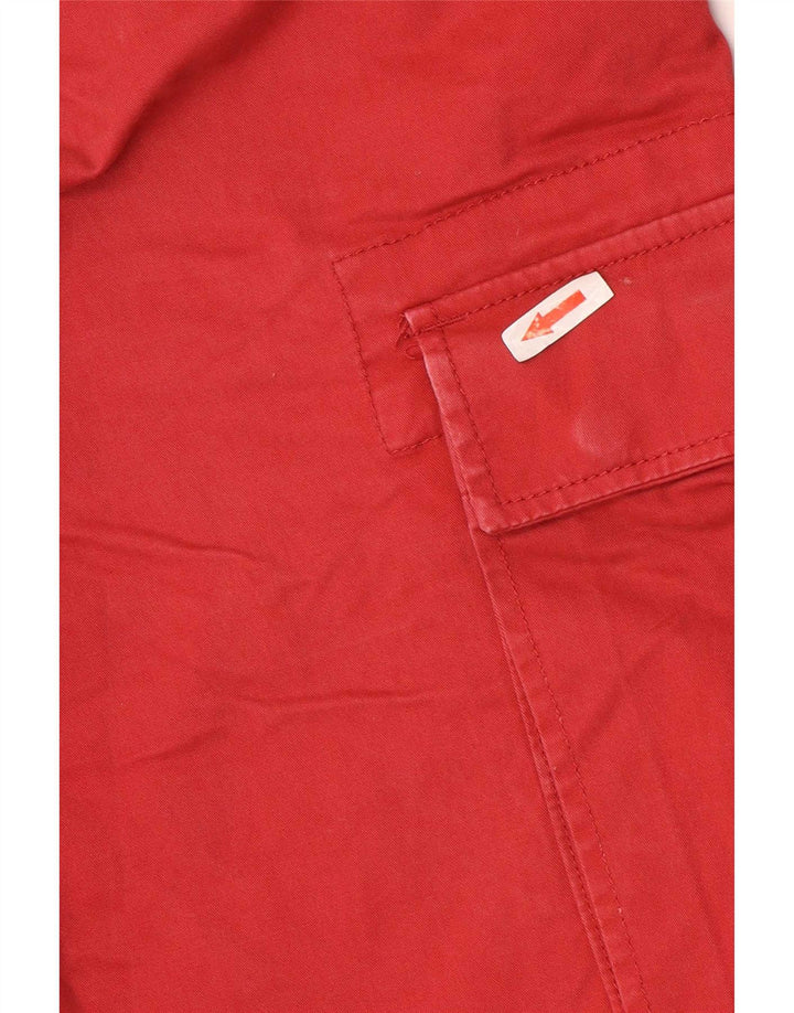 Timberland Shorts Cargo De Ajuste Relajado Para Hombre W31 Algodón Rojo Medio