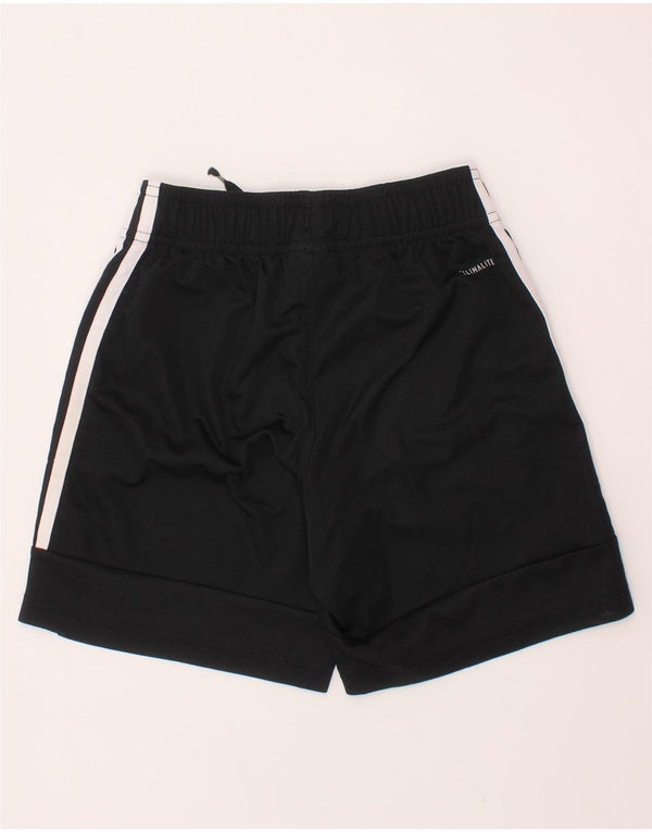 ADIDAS Boys Climalite Sport Shorts 7-8 Years  Black Polyester