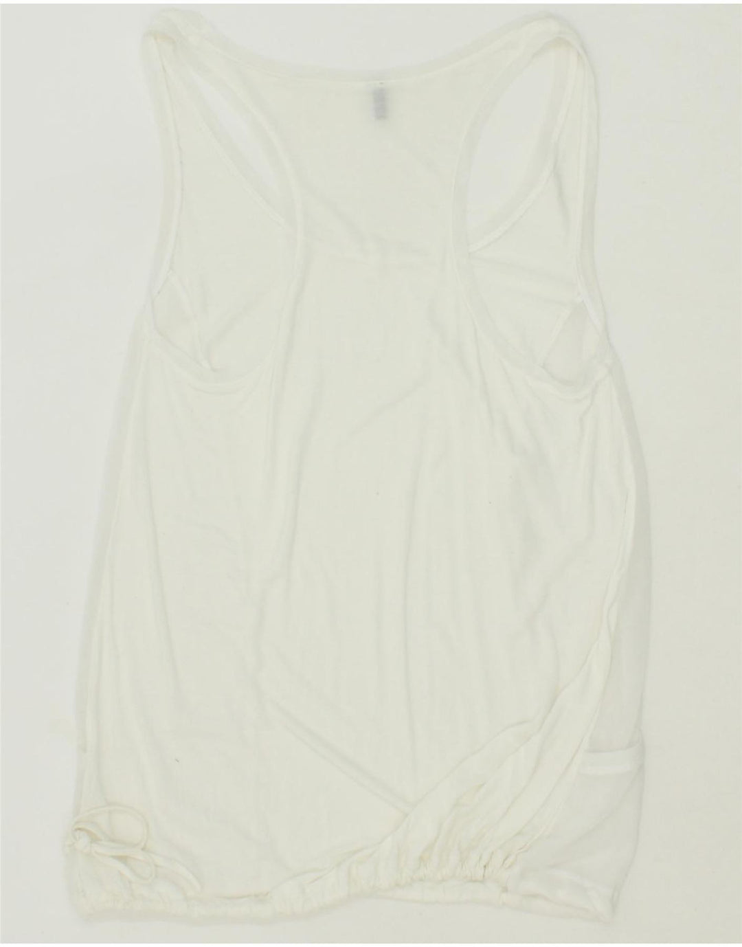 BENETTON Womens Sleeveless Blouse Top UK 8 Small White Vintage Benetton and Second-Hand Benetton from Messina Hembry 