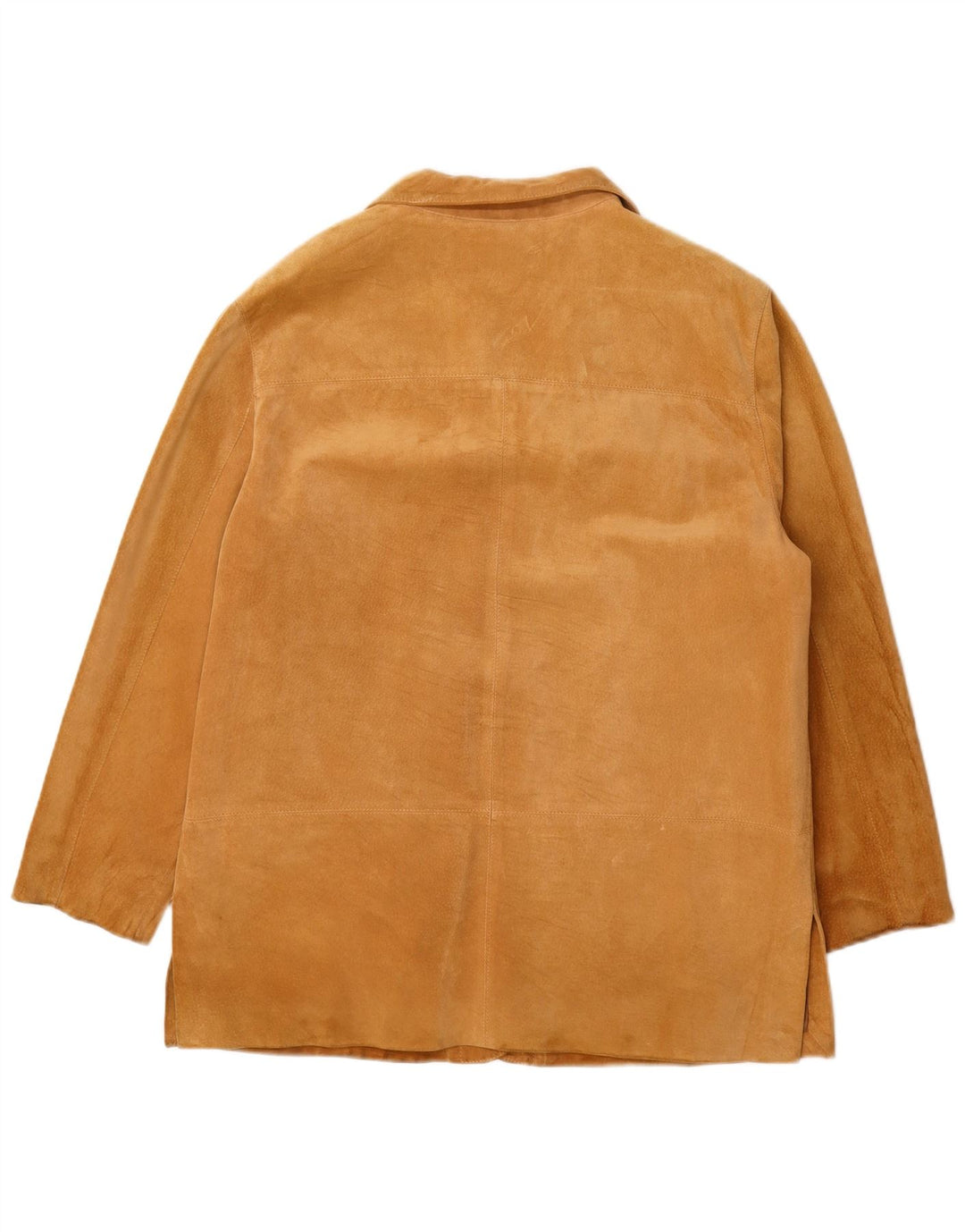 Martin Eden Chaqueta tipo blazer de ante con 4 botones para mujer IT 48 XL Cuero beige