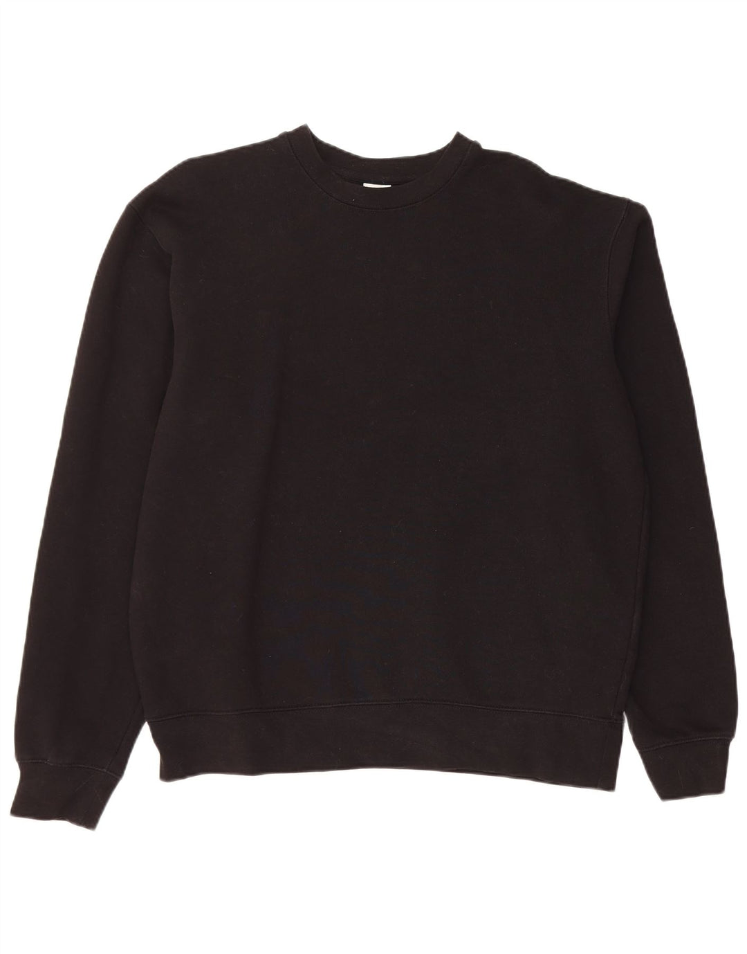 Zara Hombre Sudadera Jumper Medium Negro Algodón