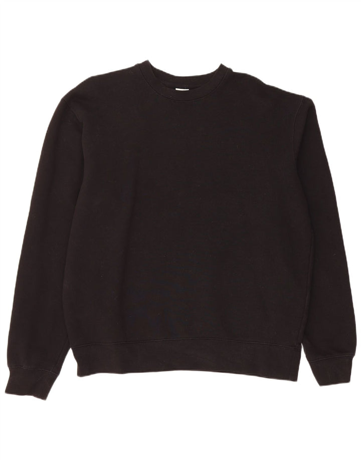 Zara Hombre Sudadera Jumper Medium Negro Algodón