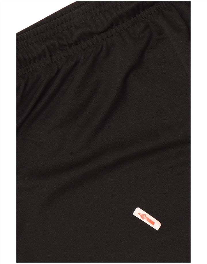 NIKE Pantalones cortos deportivos Dri Fit Graphic para hombre, poliéster negro mediano