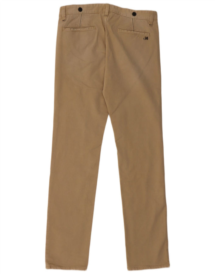 VINTAGE Pantalones chinos delgados para hombre W32 L33 Algodón beige