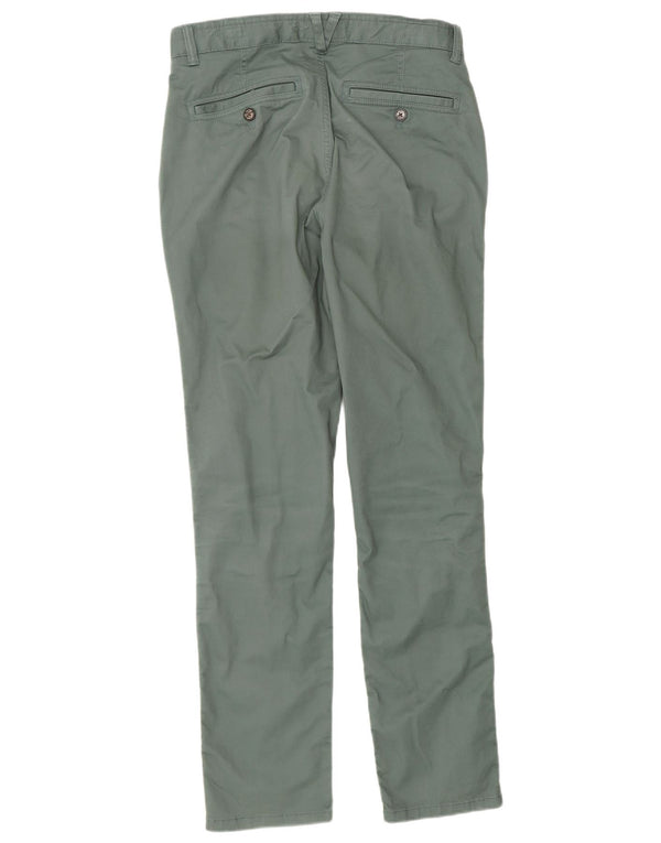 Pantalones chinos ajustados para hombre de Fat Face W30 L30 Verde Algodón
