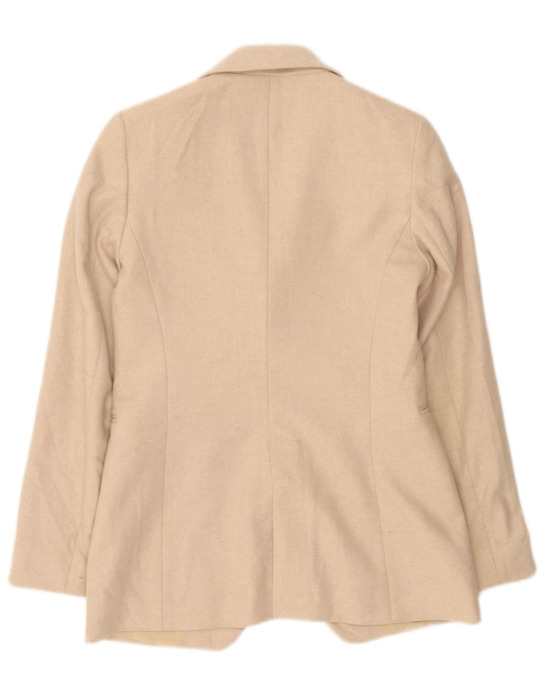 Massimo Dutti Chaqueta Blazer 1 Botón Mujer EU 36 XS Lana Beige