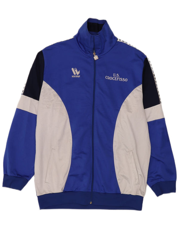 Virma Mens U.S. Crocefisso Chándal Top Chaqueta 2XL Azul Colorblock Deportes