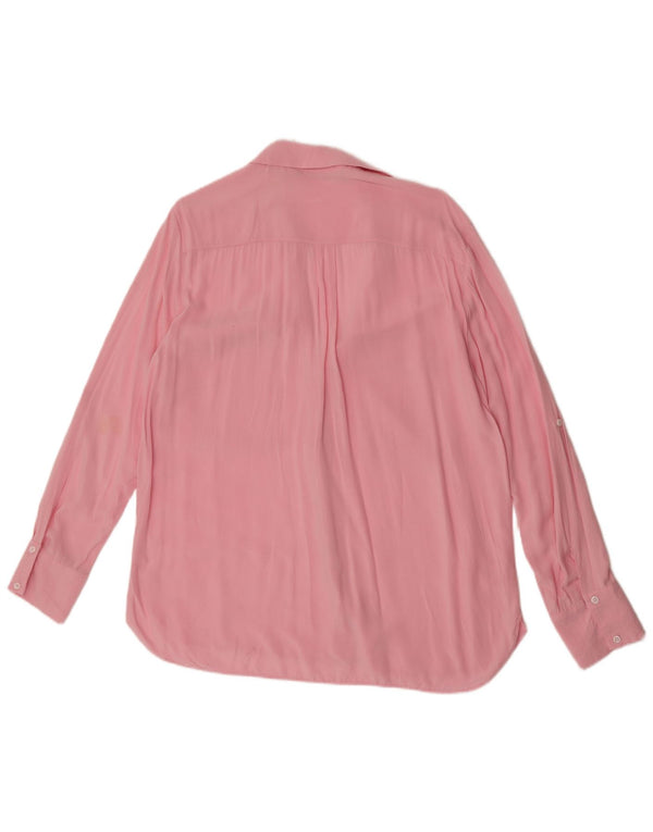 Zara Mujer Camisa UK 46 Grande Rosa