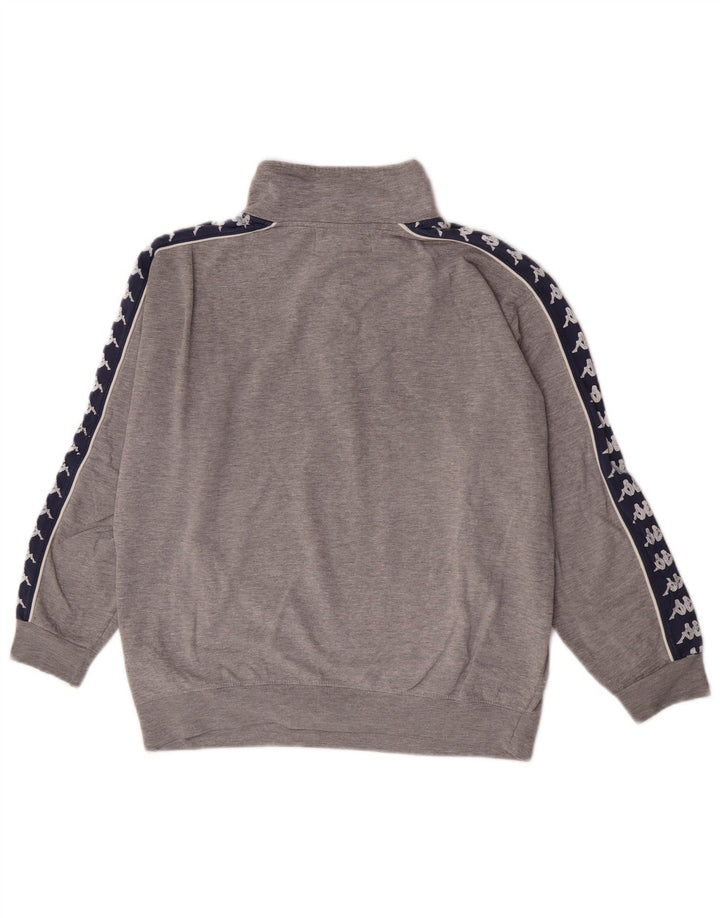 Kappa - Sudadera gráfica para mujer, talla 44, color gris medio