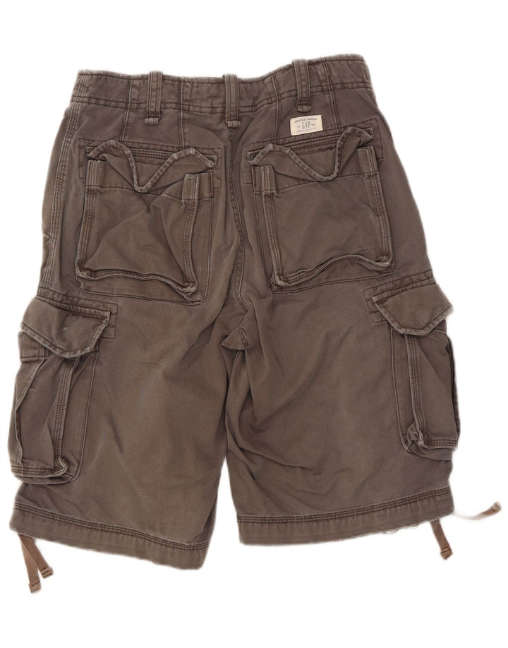 Gap Shorts Cargo Hombre W28 Pequeño Algodón Gris