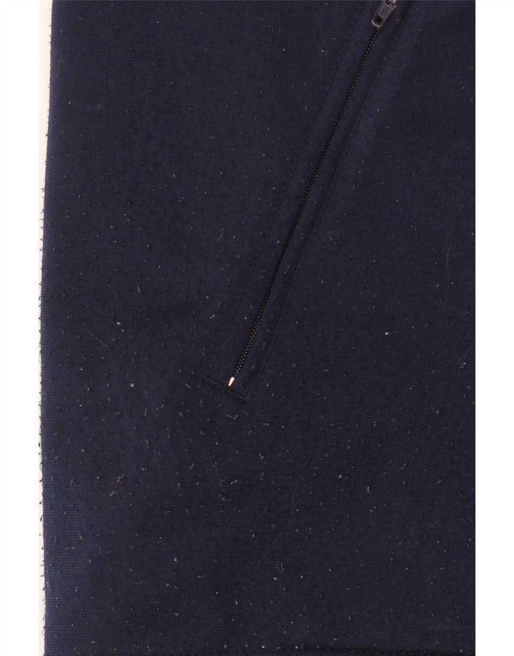 Ellesse Mens Graphic Chándal Top Chaqueta Grande Azul Marino Colorblock