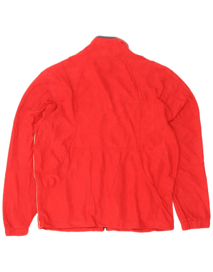 Brugi Hombre Chaqueta De Chándal Top Poliéster Color Block Rojo Medio