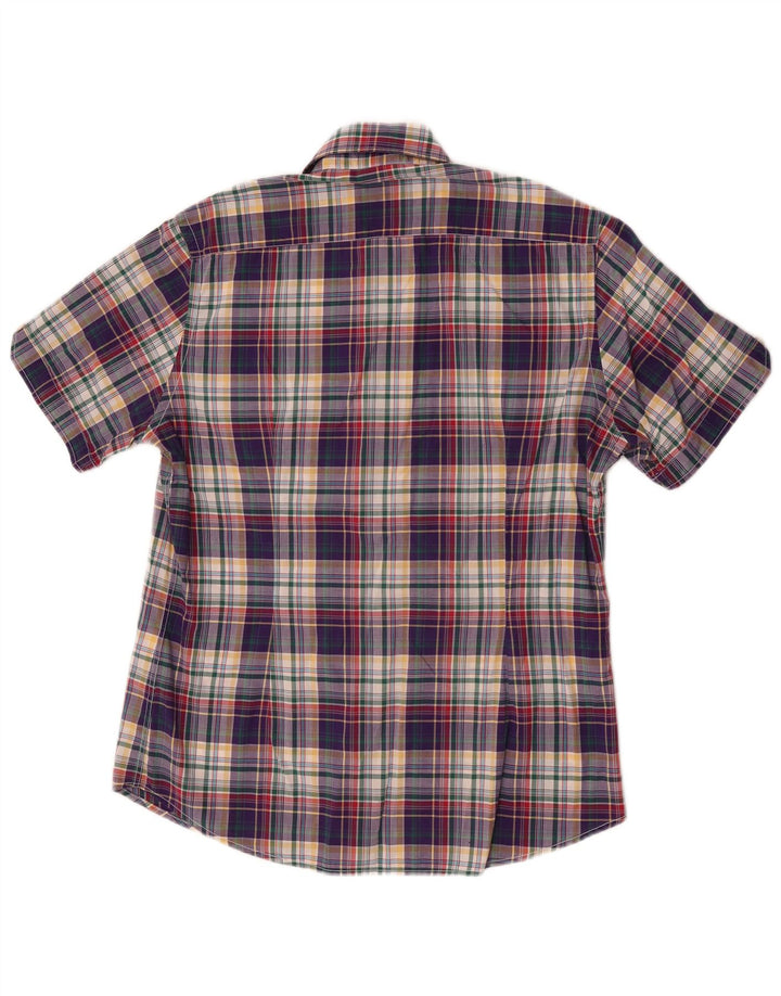 Fred Perry Camisa Slim Fit De Manga Corta Para Hombre A Cuadros Multicolores Pequeños