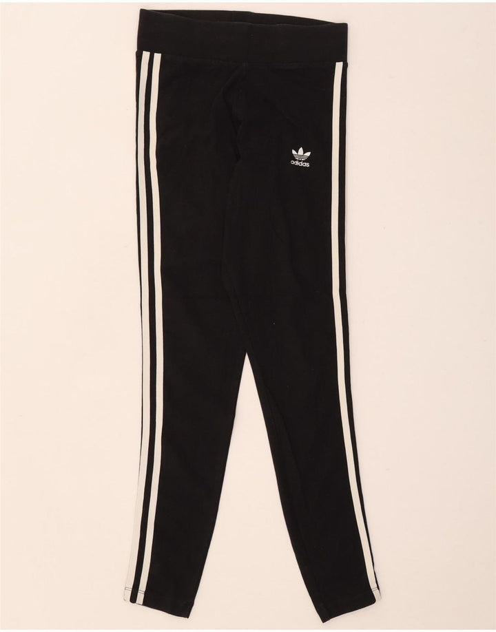 Adidas Leggings para mujer Reino Unido 8 Pequeño Algodón Negro