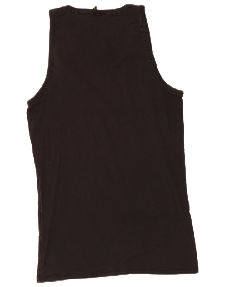 G-Star Hombre Chaleco Top Grande Algodón Negro