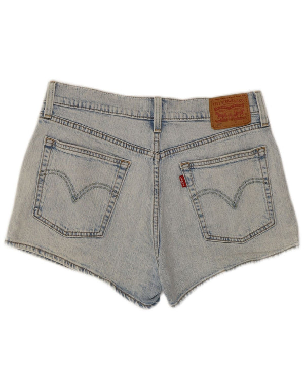 Levi's Mujer 501 Shorts De Mezclilla W27 Small Azul Algodón