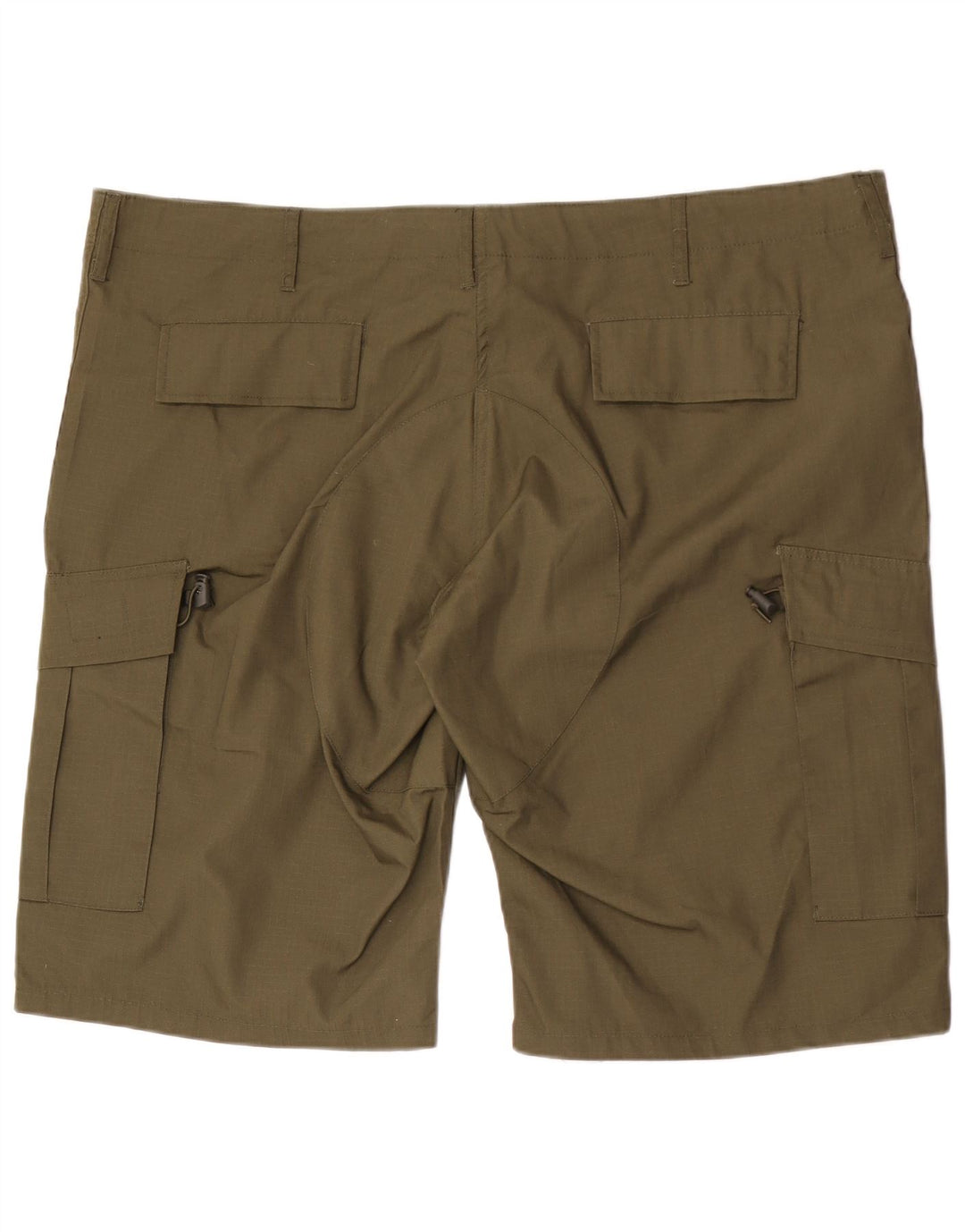 Mil-Tec Pantalones cortos cargo para hombre 2XL W44 Caqui Cuadros Poliéster