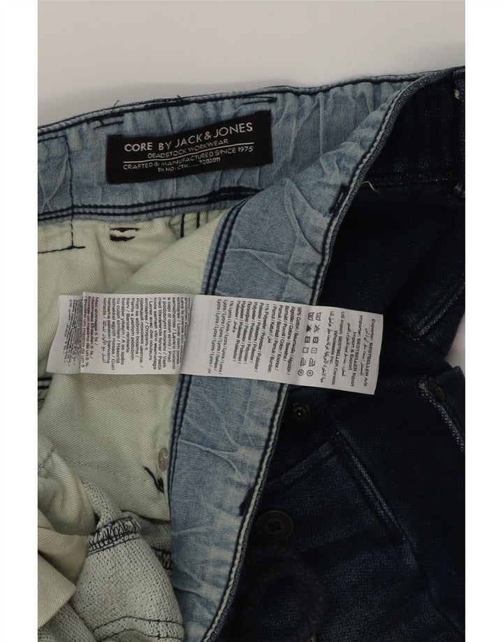 JACK & JONES Shorts vaqueros para hombre W34 Large Blue Cotton