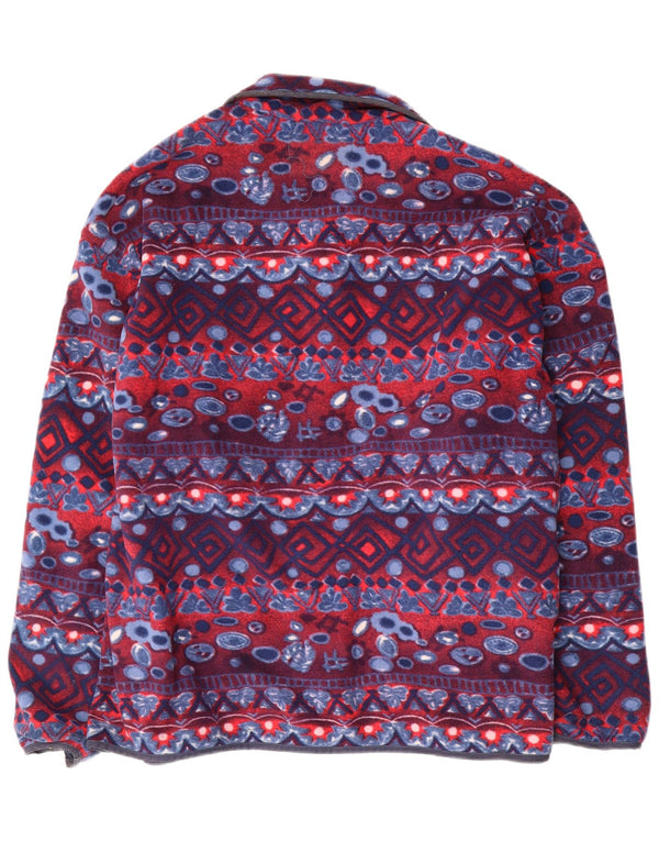 DIADORA Chaqueta polar para hombre UK 40 Large Poliéster geométrico azul marino