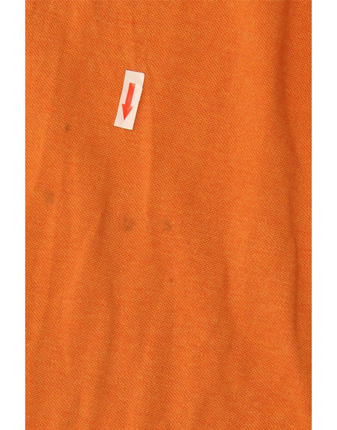 Lacoste Polo de manga larga para hombre talla 4 mediano algodón naranja