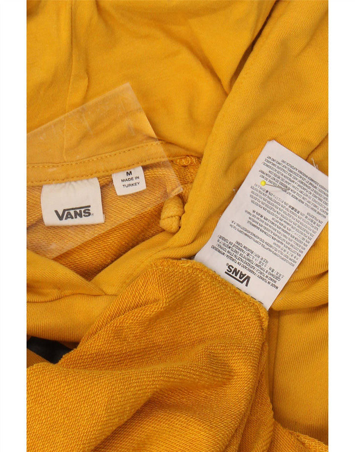 VANS Jersey con capucha y estampado holgado para mujer UK 40 Algodón amarillo medio